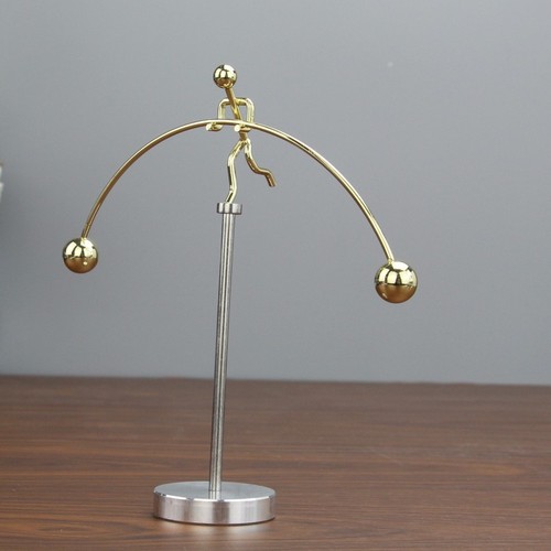 One-hand transfer beads, creative novelty metal iron balance pendulum, fun decompression book, desktop toy, boy gift