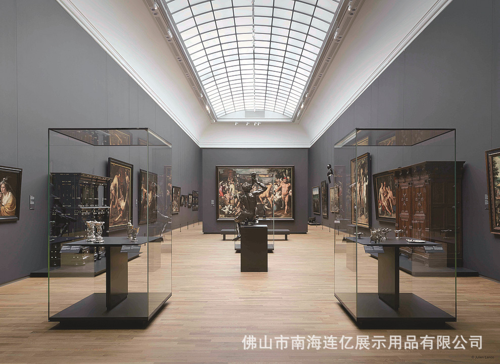 博物馆柜透明玻璃展示柜金属博物馆展台定制博物馆展柜异形古董柜-阿里巴巴