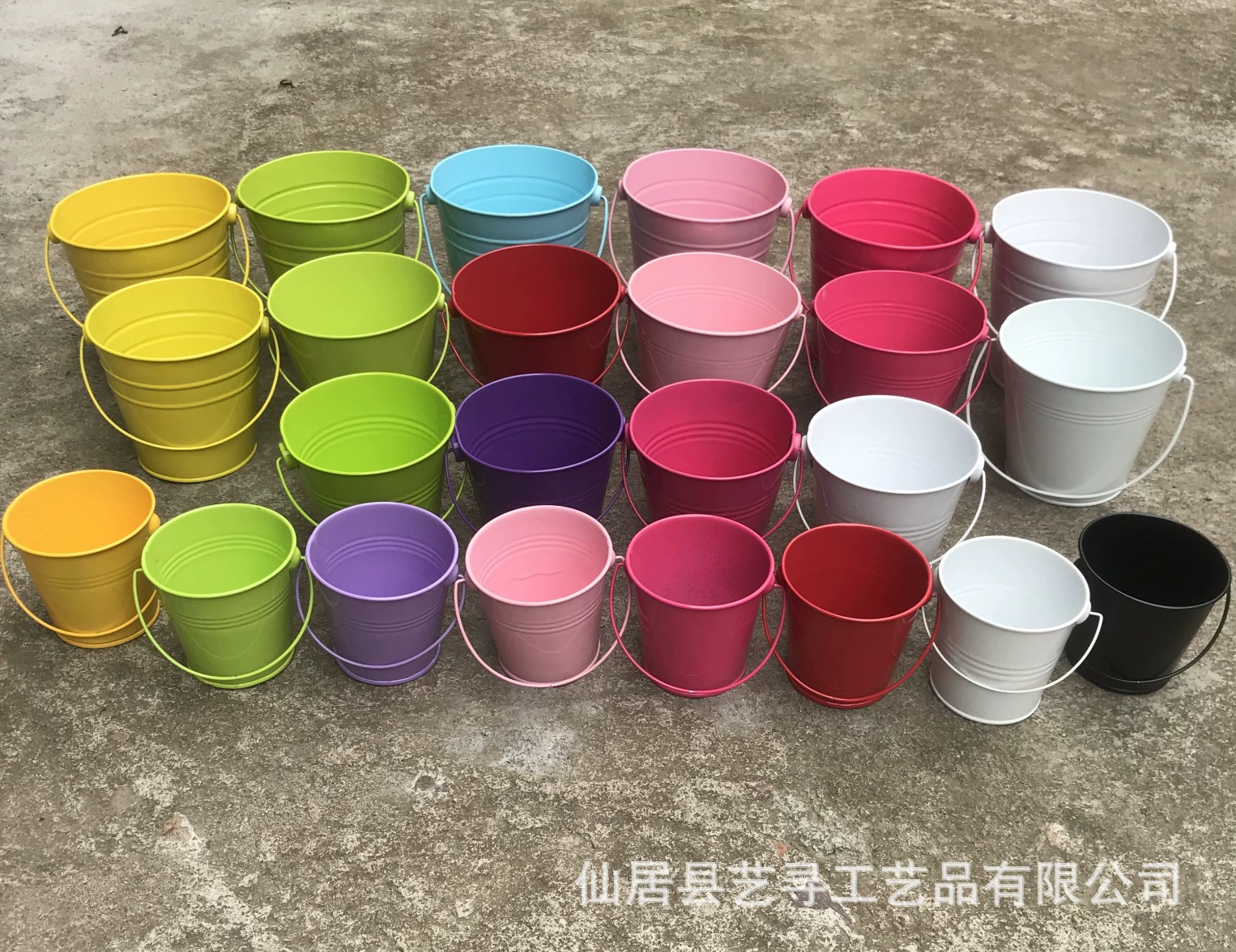 Красочное железное ведро в пасторальном стиле, конфеты, красочное детское ведро для хранения садовых инструментов, креативная подарочная упаковка