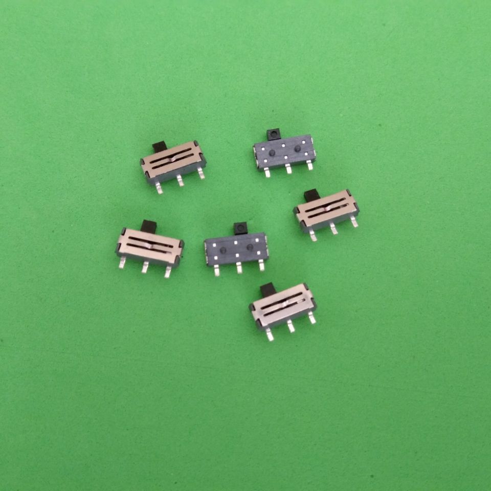 供应MSK-12C03迷你小拨动  环保贴片三脚侧拨两档微型拨动开关