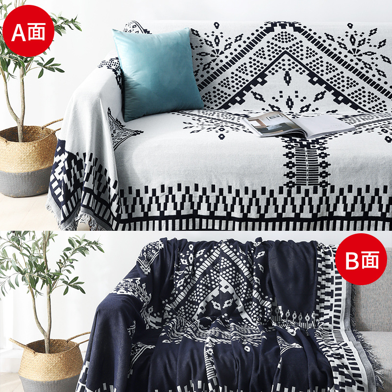 Plaid blanco y negro