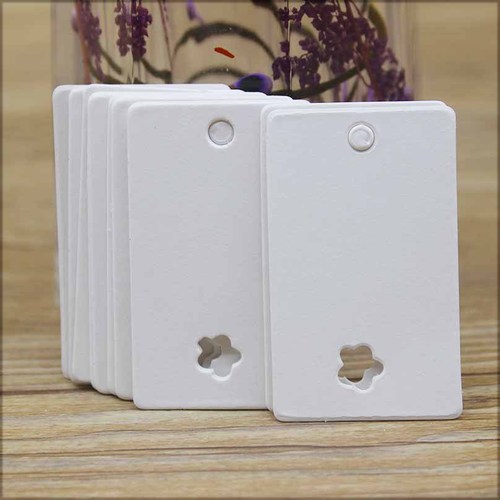 Cow white and black 3-color hang tag 5x3cm hollow love gift tag fan hanging multiple options to choose from cross-border