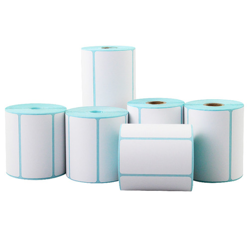 Yizhan three-proof thermal label sticker small roll core handheld portable printer 6040 self-adhesive barcode paper