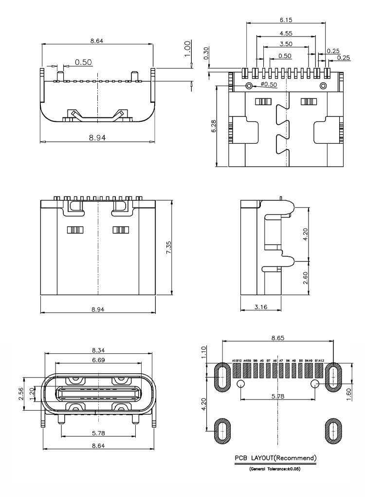 USB连接器