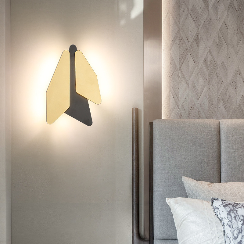 炬胜简约LED壁灯主卧室床头灯 现代简约过道玄关灯具电视墙壁灯|ms