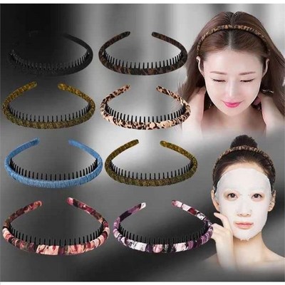 Card issuance Hair hoop Versatile go out Simplicity black Head hoop Wash one's face Broadside Hair band non-slip