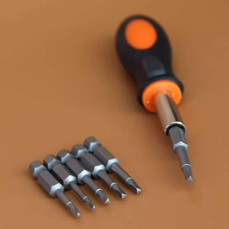 Triangle, screwdriver, wrench