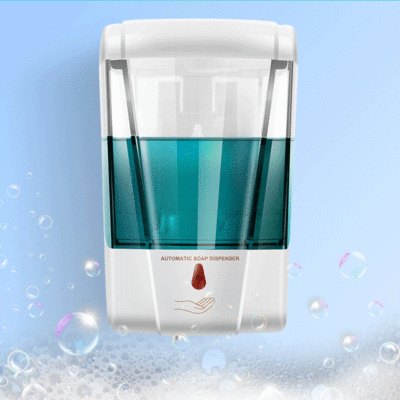 【厂家批发】意大斯自动感应皂液器酒店家用壁挂式自动感应洗手机|ru