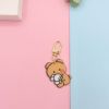 Tide, cute Japanese pendant, backpack, accessory, keychain, with little bears, internet celebrity