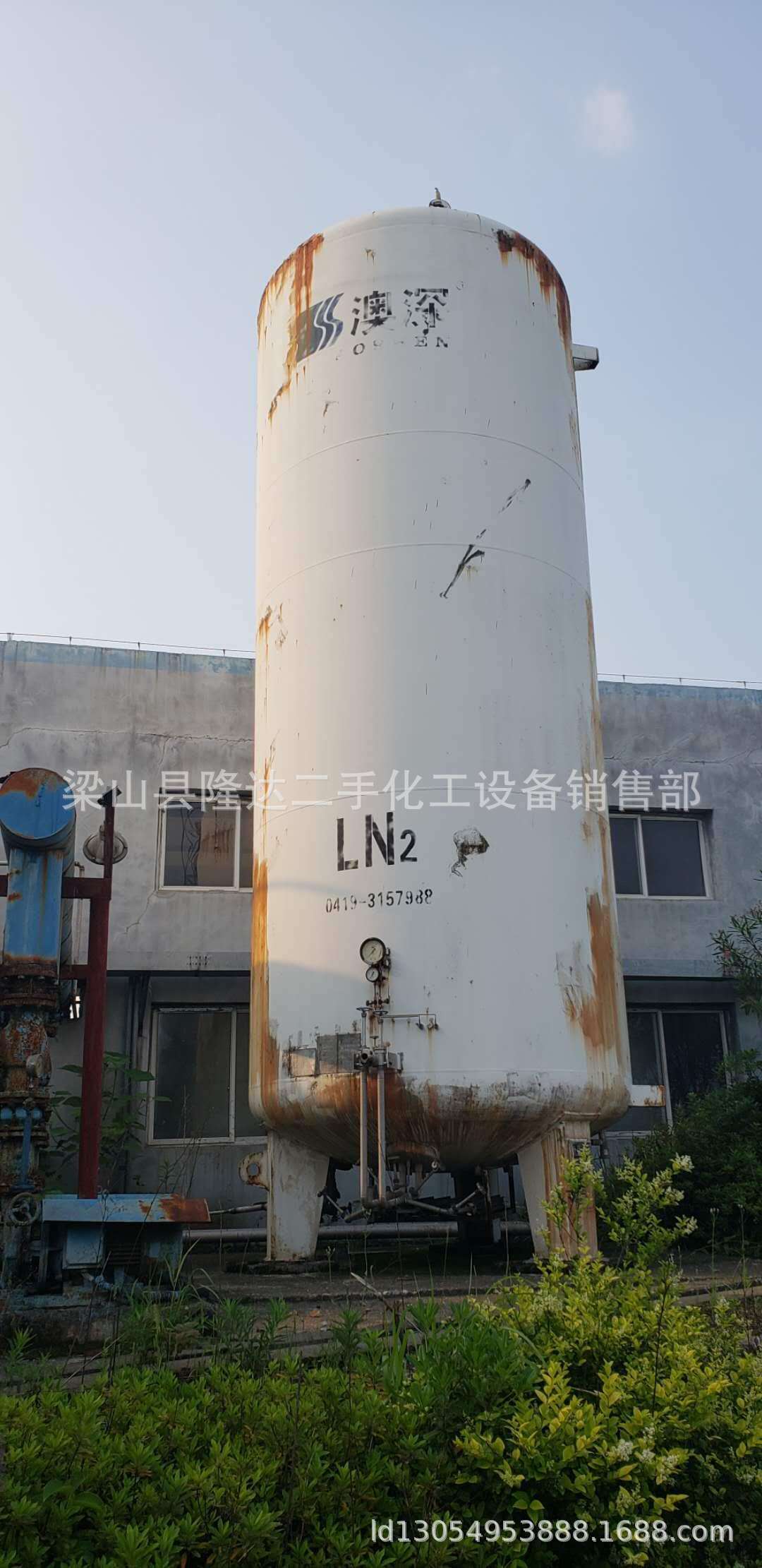 处理汽化器 二手1000立方天然气汽化器  旧1400立方液氮汽化器