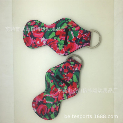 Manufactor Direct selling Customized Neoprene Lipstick Key buckle neoprene environmental protection Foreign trade Neoprene Lipstick set