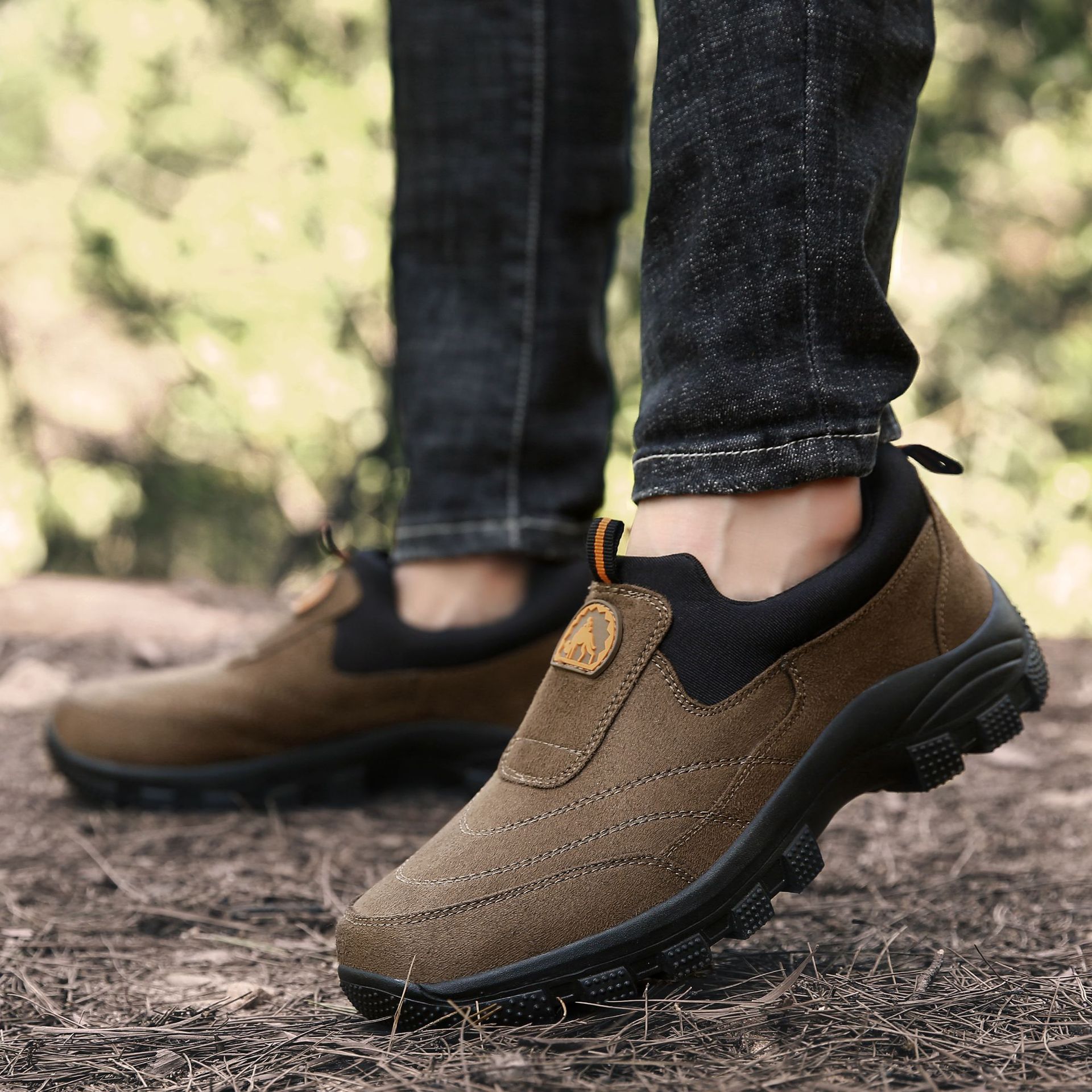 ActiveGo Herbst/Winter 2020 – Lässige Outdoor-Slipper im britischen Stil für Väter, Größe 46 (groß) – Herrenschuhe_voghion.com