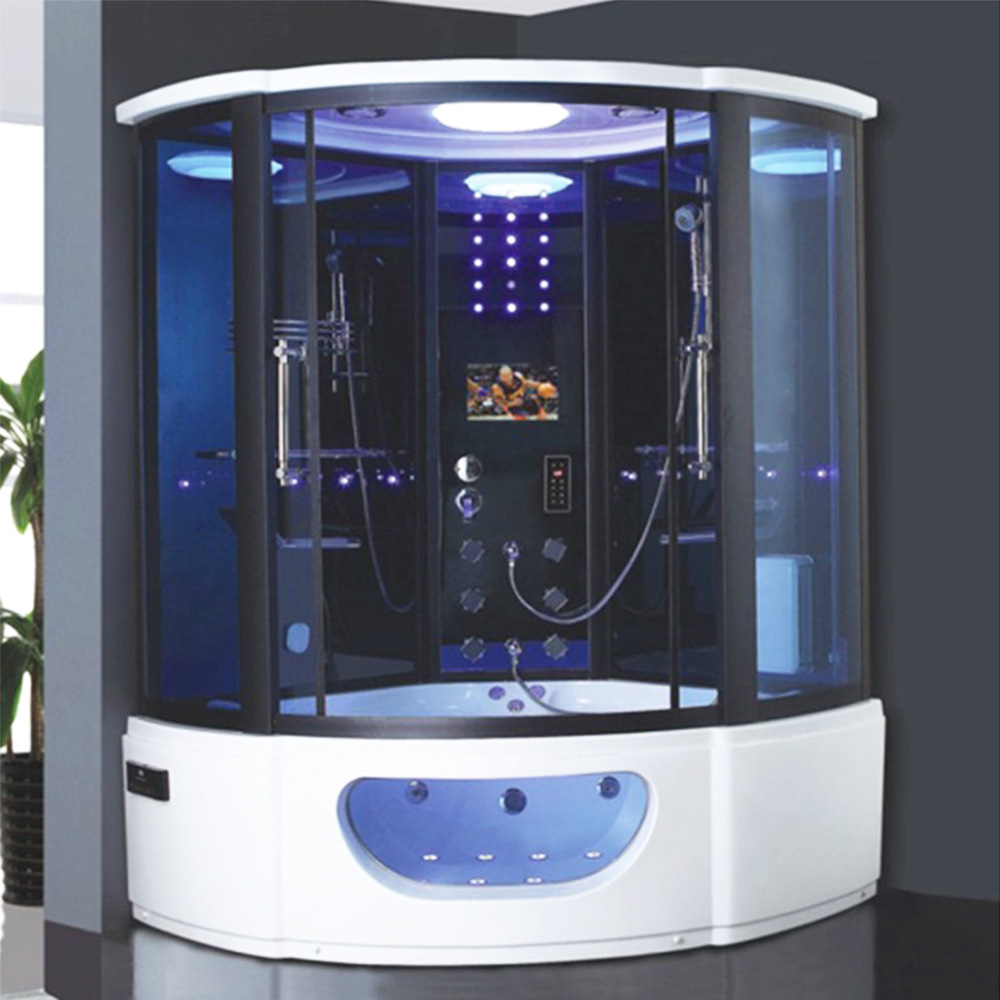 Aowo cuarto de baño sala de vapor interior proveedor doble ducha de vapor sala de ducha sauna cuarto de baño integral