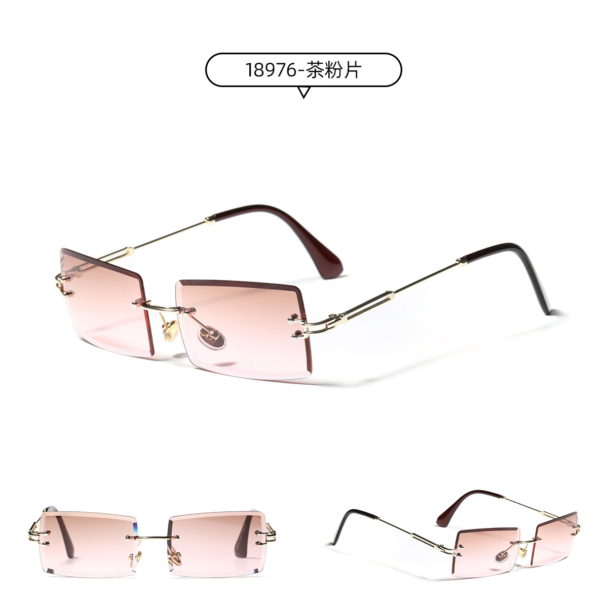 70g Weight Outdoor, Travel, Party, Fishing Occasion Women'S, Men'S, Unisex Gender Glam, Hip-Hop, Retro, Fashion, Simple Style Style Dark Green, Purple, Green, Blue, Gold Color  Retro Diamond Trim Transparent Glasses 4