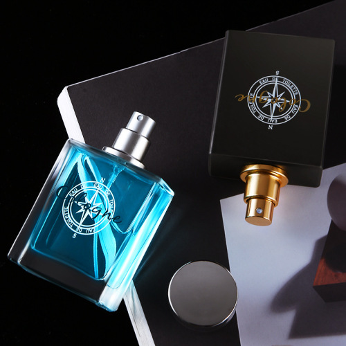 Lulanzi Azure Cologne Men's Perfume Long-lasting Light Fragrance Marine Fragrance Gentleman Woody Fragrance Internet Celebrity Wholesale