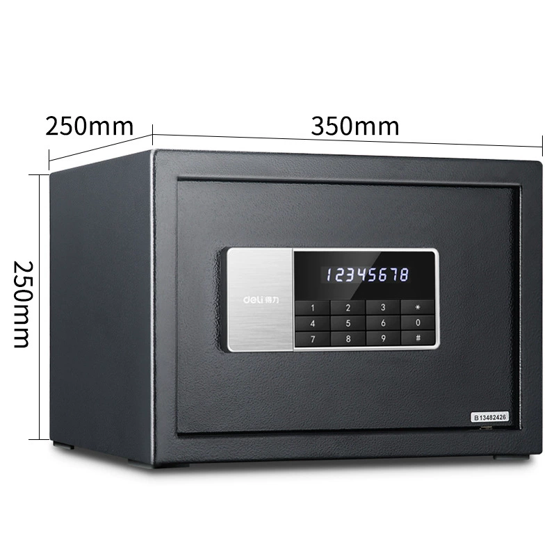Deli 92619 safe, wall-embedded office safe, home small safe, small mini