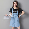 2020 summer Easy rompers new pattern Korean Edition Tencel Jeans shorts Casual Jeans