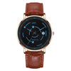 Men's watch solar-powered, fashionable calendar, belt, simple and elegant design