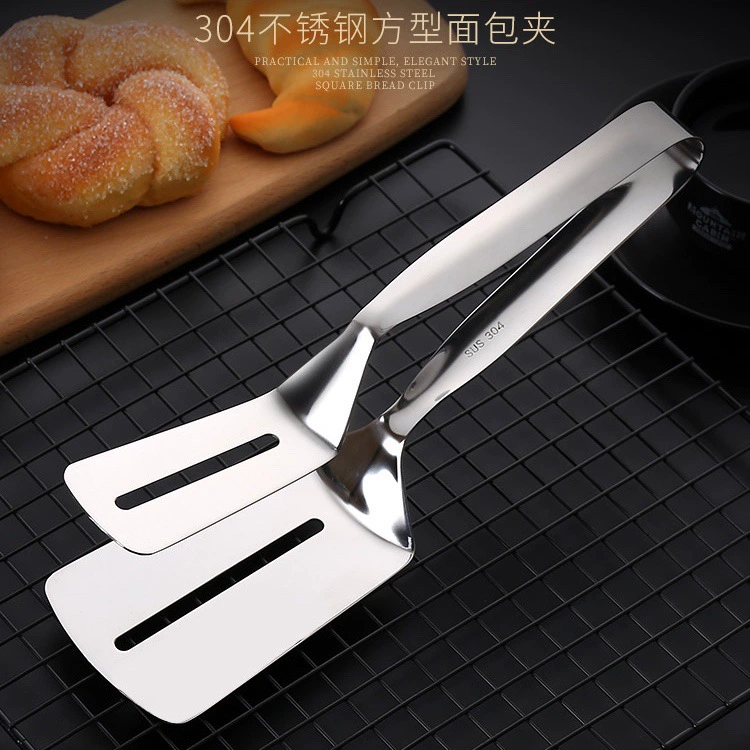 Стальной клип для spatula по корейскому стилю из нержавеющей стали 304, клип для стейка, клип для жареной рыбы, клип для еды, клип для хлеба, производитель продаж