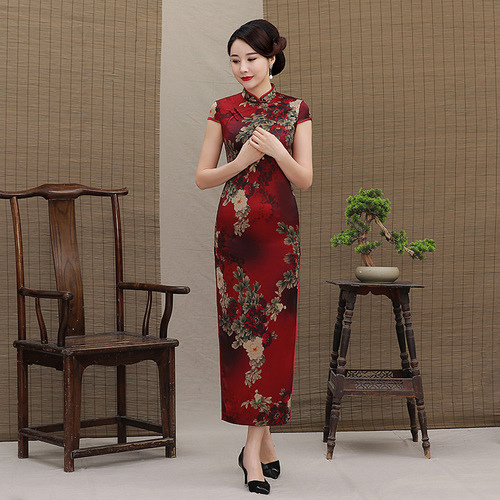 Chinese Dress Qipao for women National cheongsam, retro cheongsam, adult