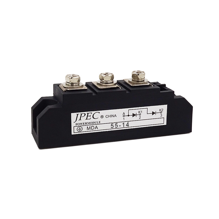 共阳二极管模块 整流模块 MDA55-14 MDA55A1400V 上海奇亿JPEC