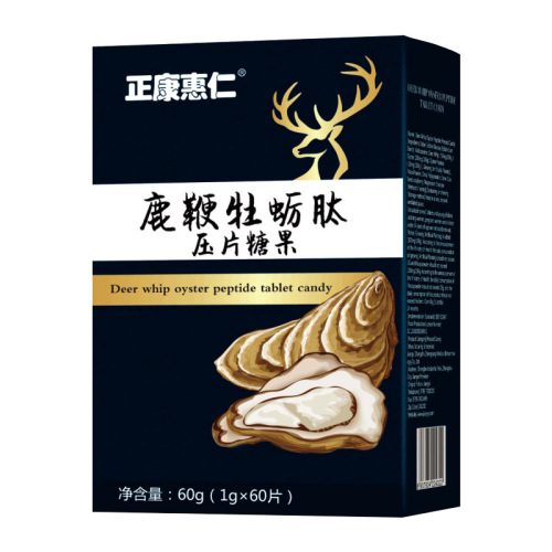 60 tablets of deer whip oyster peptide tablets, candy, men's oral tonic tablets, ginseng oyster peptide tablets, food wholesale