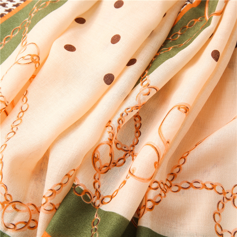 Nueva bufanda clida con estampado de algodn y lino para mujerpicture14