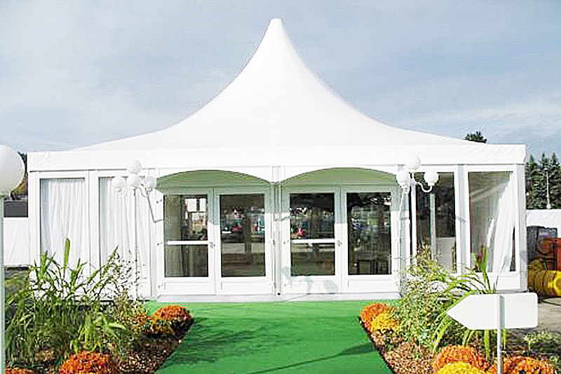 Carpa de estilo europeo carpa de torre de boda al aire libre carpa de exposición de estilo europeo gran carpa de exposición dosel de actividad de cuatro esquinas