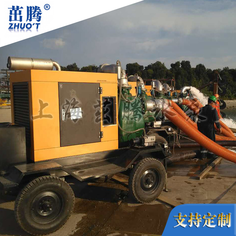 防汛康明斯污水泵 大型柴油机排涝泵车 无堵塞8寸强自吸排水泵车