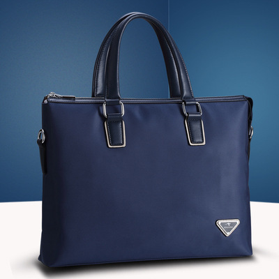 定制休閑手拎男士公文包男包 大容量手提包批發防水牛津布商務包