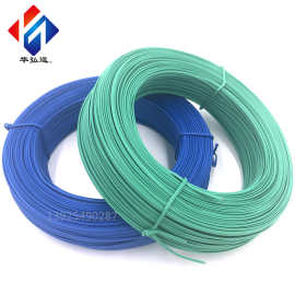 批发双扁电镀锌铁丝扎线彩色PVC电线园林葡萄数据线包胶钢丝
