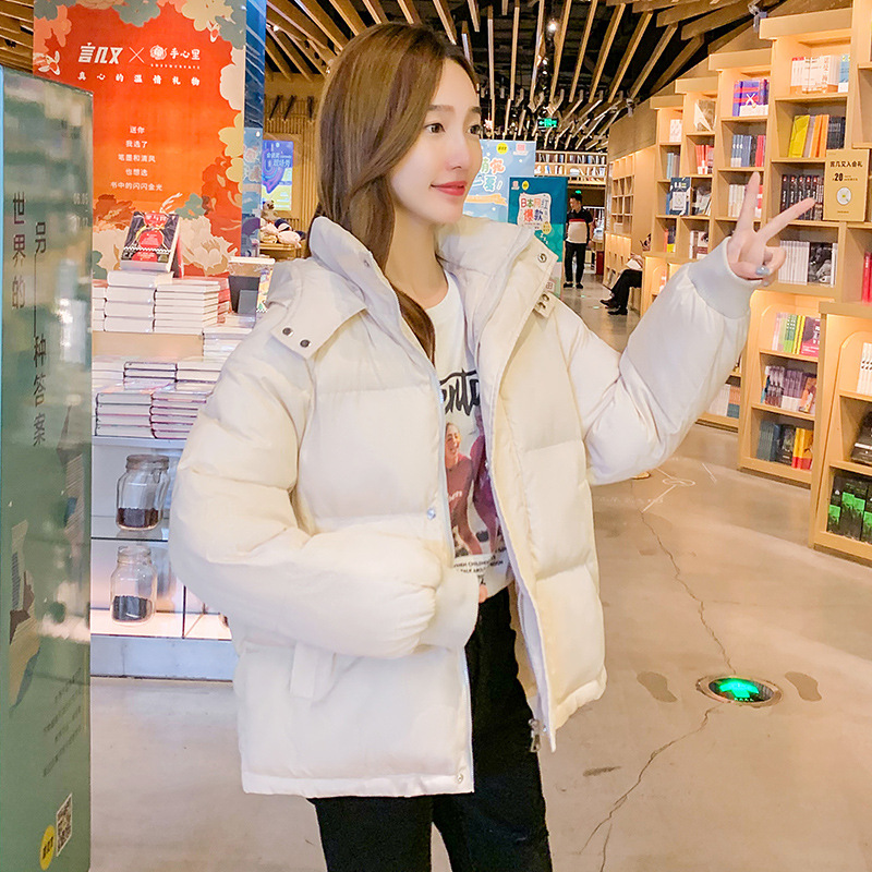 2020 nueva ropa de algodón coreana suelta ropa de pan de invierno de mujer abrigo corto chaqueta de algodón de moda