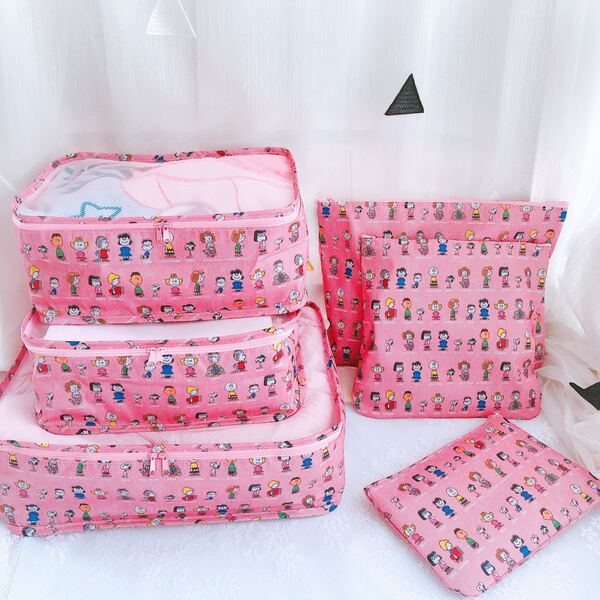 Cartoon waterproof storage system for traveling