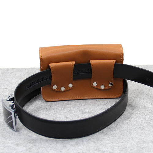 Cowhide mobile phone bag genuine leather men's belt middle-aged and elderly mobile phone waist bag construction site waterproof mobile phone case 7 inches 6 inches 4 inches