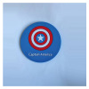 Hot -selling recommendation high -quality color PVC coaster custom Avengers logo PVC coaster spot supply