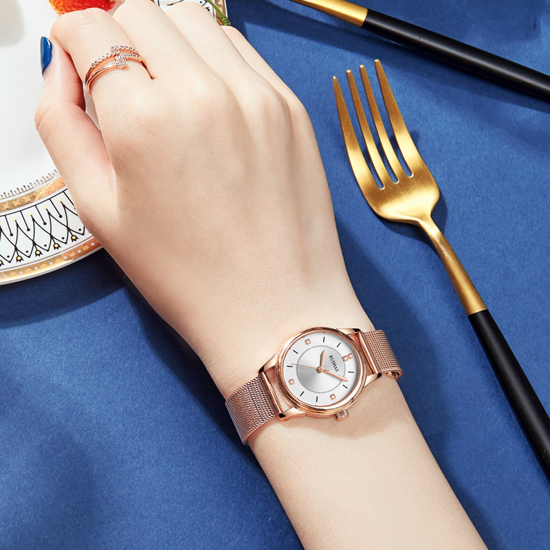 跨境新款瑞马仕RUIMAS女士手表 户外简约网带石英表watch代发6779