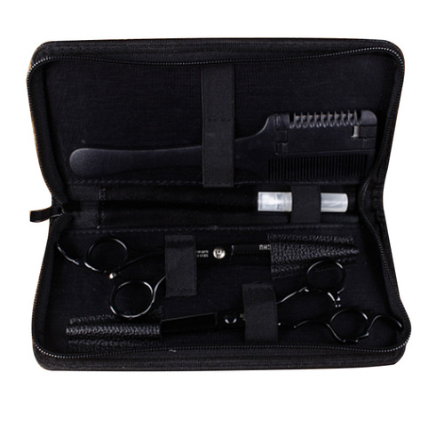Manufacturer wholesale scissors leather bag barber's special hair scissors scissors leather bag 2-pack hairdressing tool bag