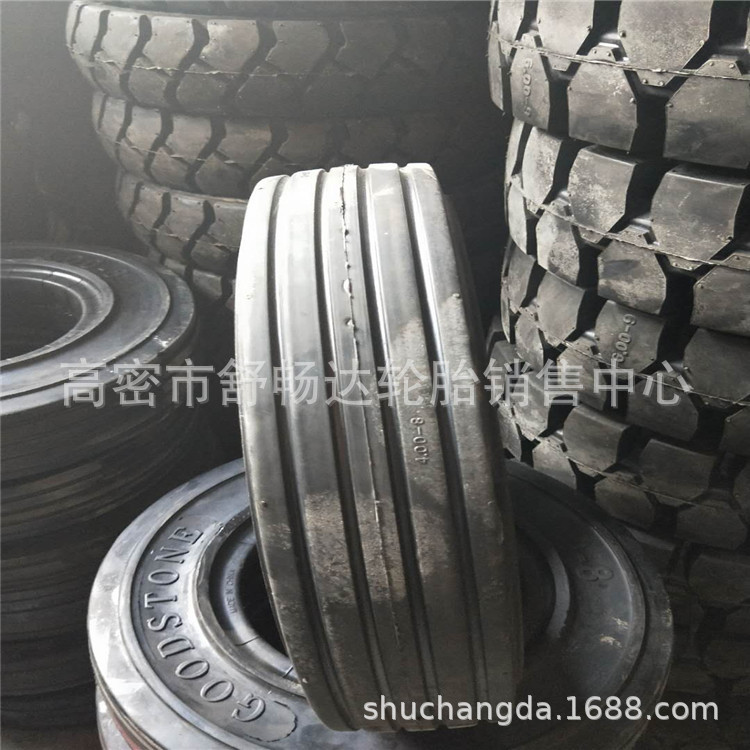 供应4.00x8工程机械车轮胎 铲车轮胎4.00-8 小型铲车轮胎