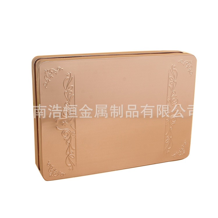 供应批发 韩式储蓄盒 定制马口铁罐 饼干铁盒 通用月饼包装盒