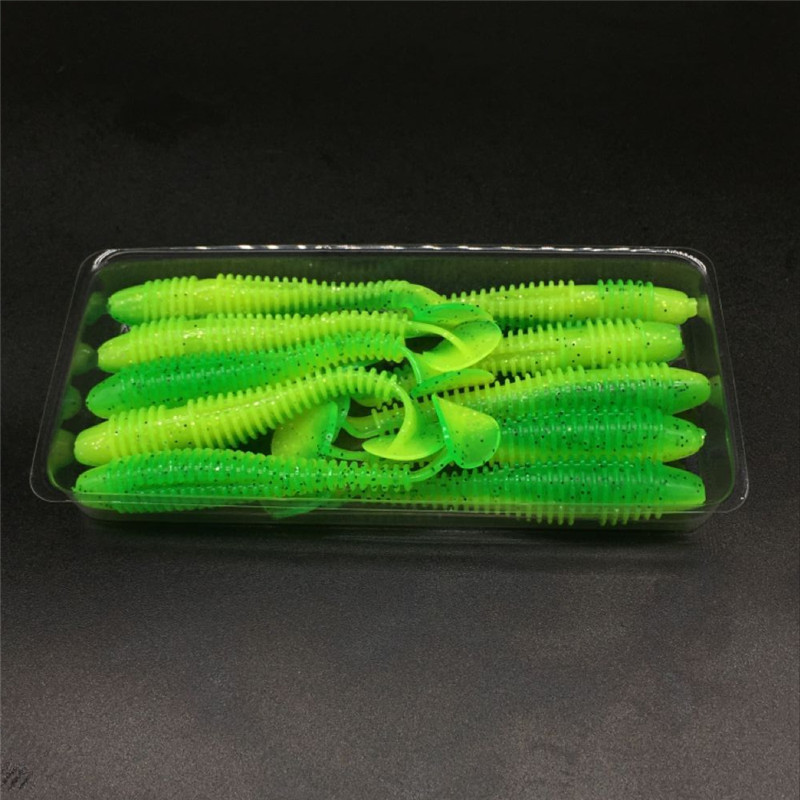 Suspending Paddle Tail Lures Soft Baits Bass Trout Fresh Water Fishing Lure