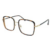 Cool coax large frame retro anti -blue light glasses leopard round frame TR material glasses frame ladies anti -blue light glasses frame