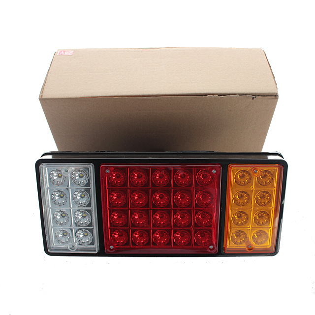24V camión bomba camión impermeable durable luz de freno luz lateral trasera montaje