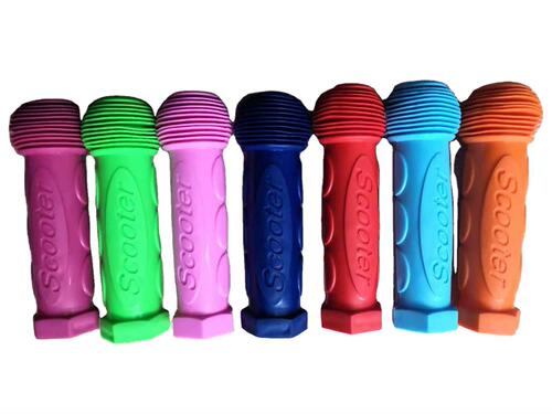 Wholesale bicycle rubber handlebar covers/children's three-wheel mountain bike stroller scooter colorful handlebar cover accessories supplies