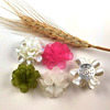 Earrings handmade, South Korean fresh goods, flowered, internet celebrity