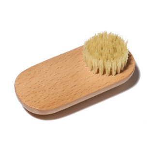Cross-border spot new semicircle hand washing brush finger cleaning brush Beech sisal nail brush