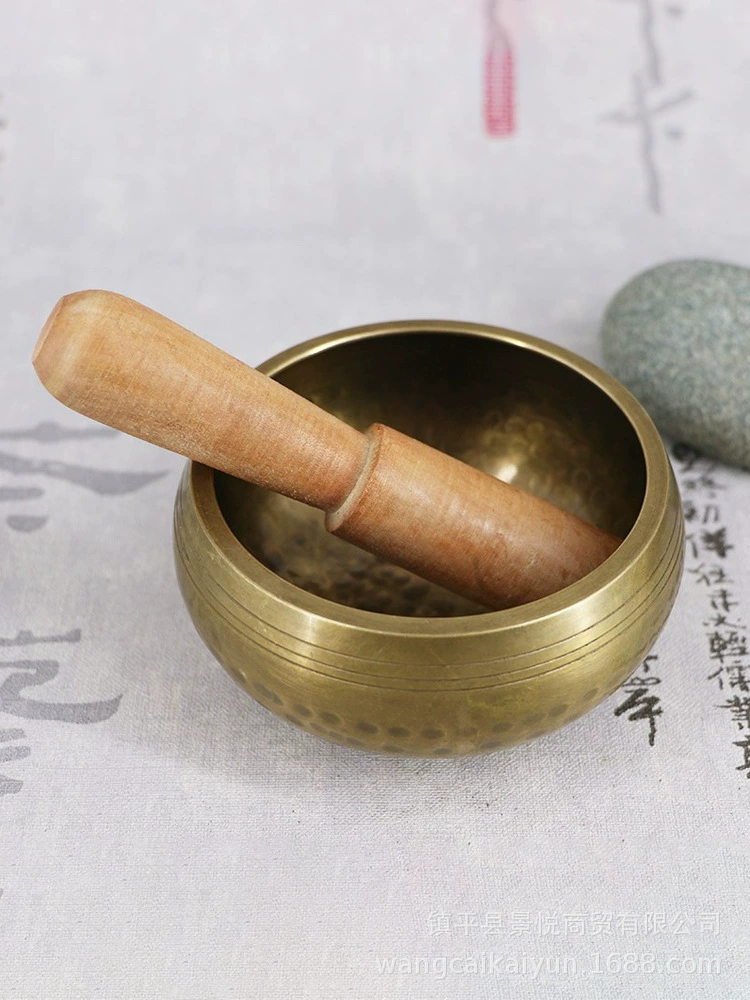 Медный Будда Buddhist Sound Bowl Головной сосуд, медный турбина, чаши, бронзовый шар, оптом