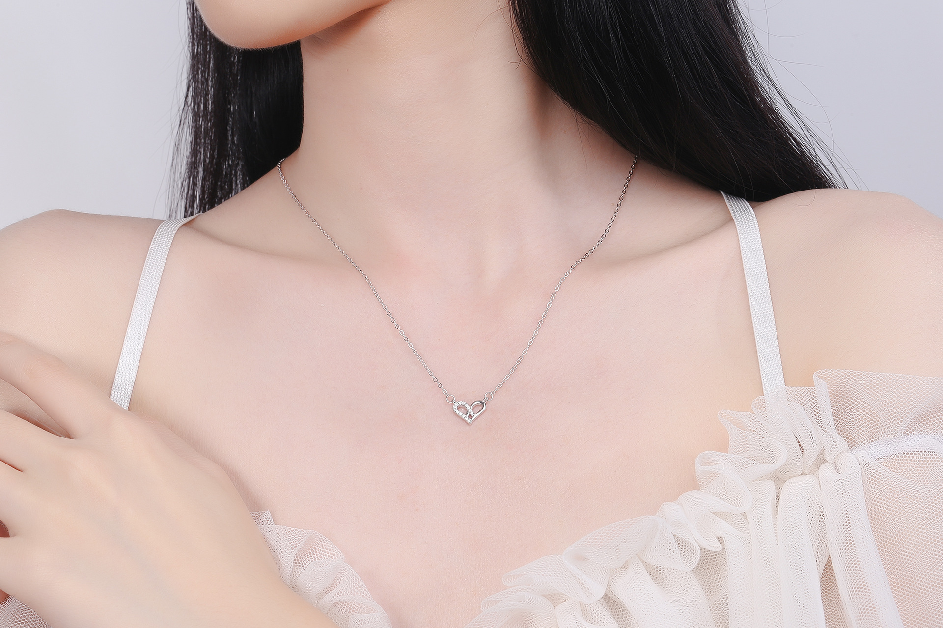 S925 Silver Heart Necklace