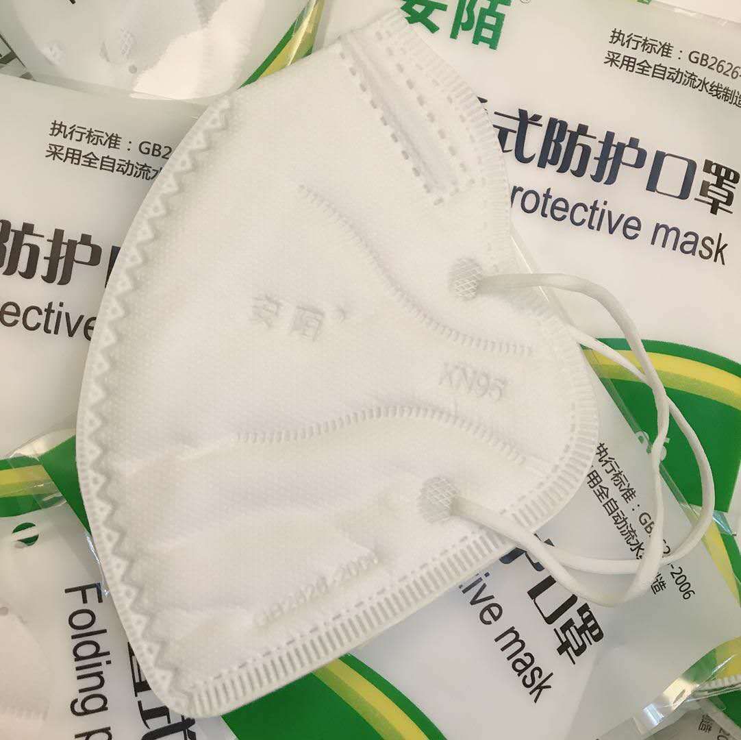 防塵口罩防霧霾 kn95口罩折疊壹次性口罩防飛沫無紡布現貨批發