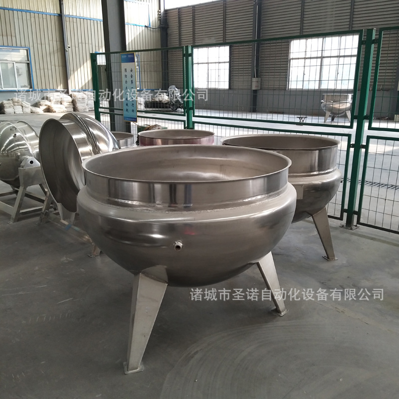 供应 圣诺牌卤肉卤煮夹层锅 立式蒸汽蒸煮锅 中草药熬药锅