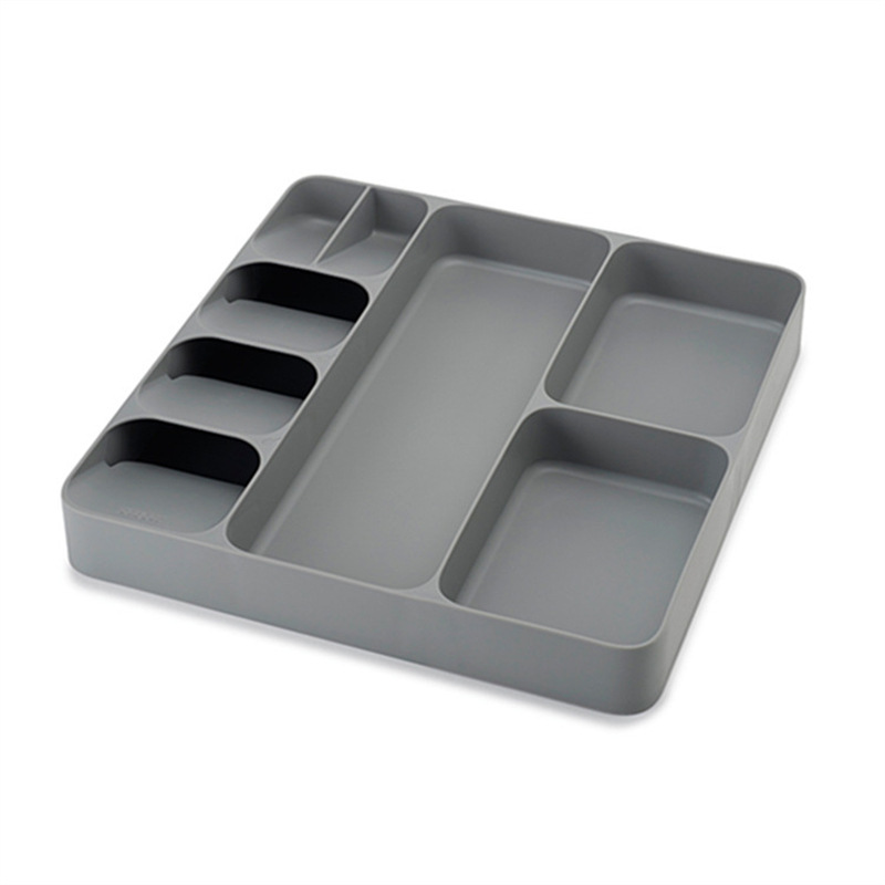 三合一餐具收纳架刀叉盒抽屉刀具厨具摆放盒收纳盒筷子笼3格收纳